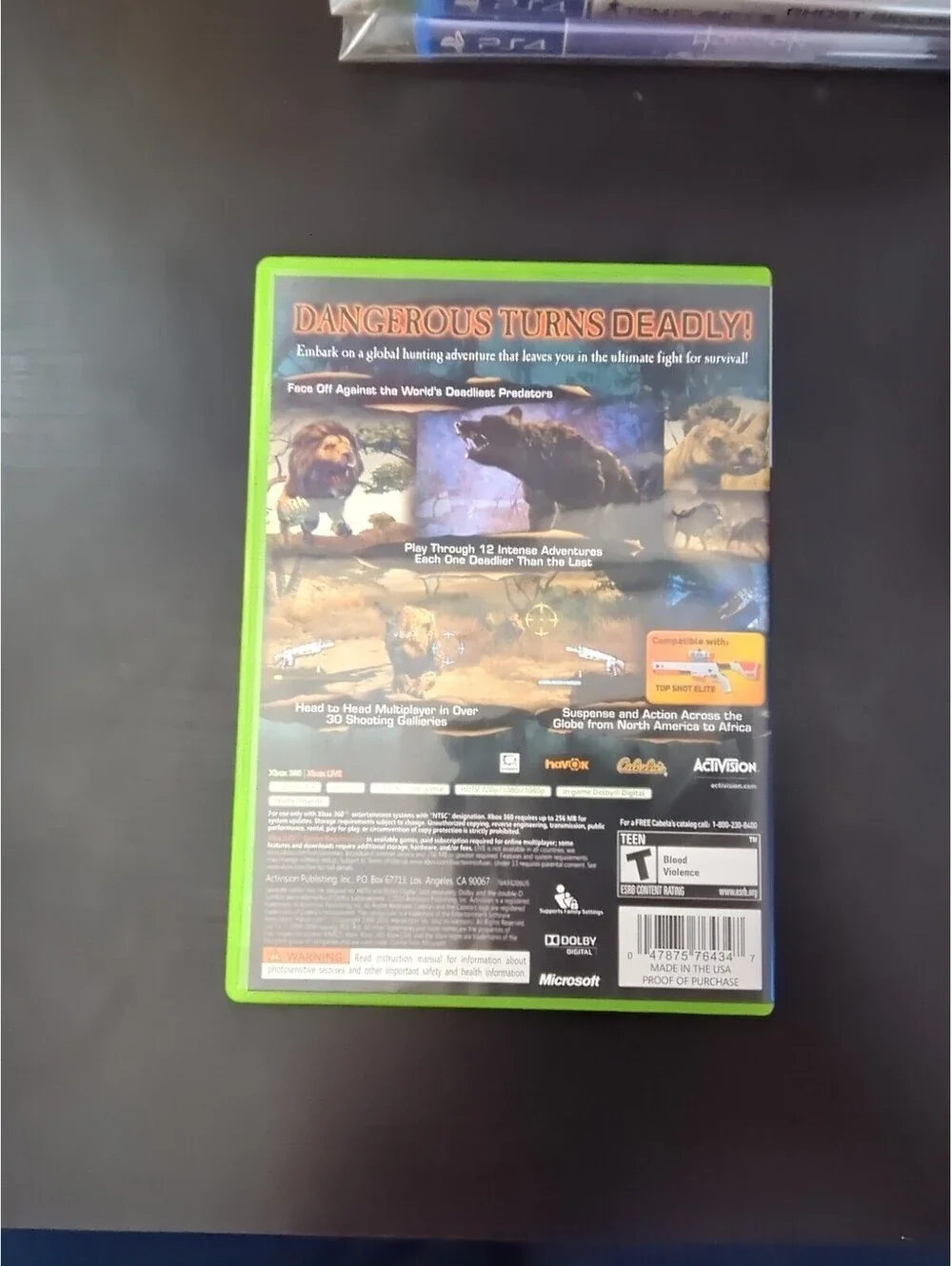 N/A cabela dangerous